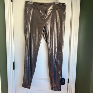 NEW THE LIMITED Bronze Sequin Pants Sz 8.
